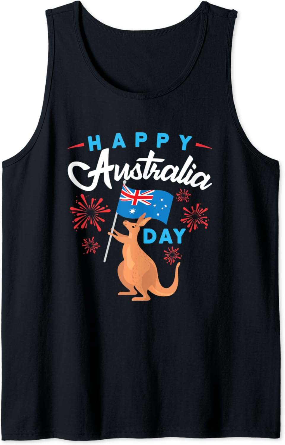 Amazoncom happy australia day kangaroo australia flag down under tank